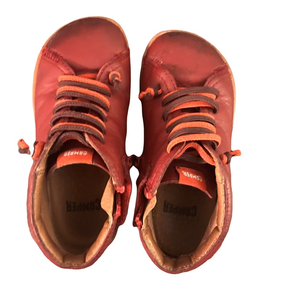 Camper Kids Peu Red Sneakers